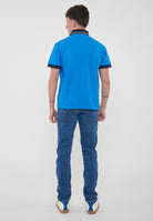 Polo a Maniche Corte Zeri French Blue 