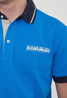 Polo a Maniche Corte Zeri French Blue 