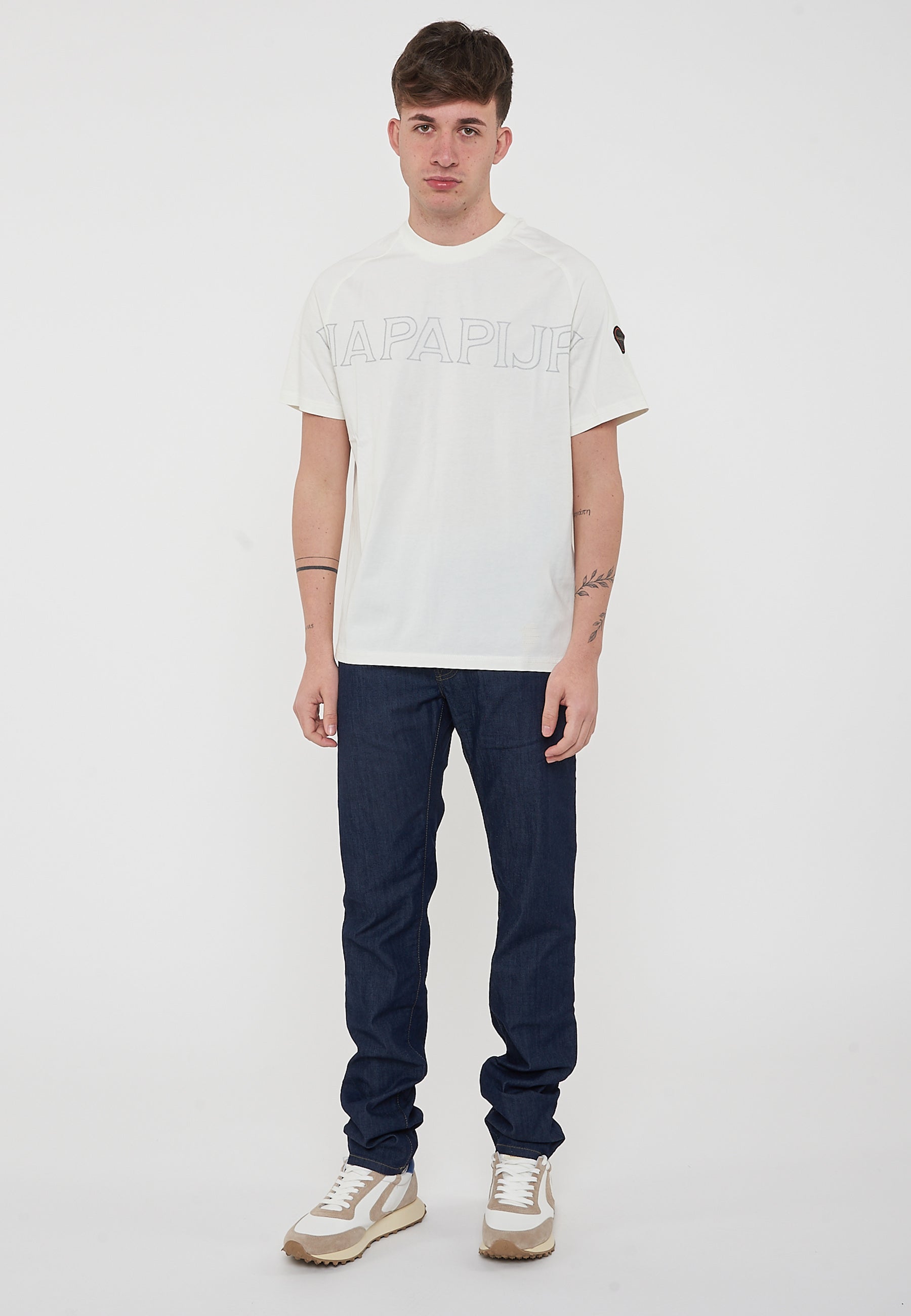 T-Shirt a Maniche Corte Ambra White Heron 