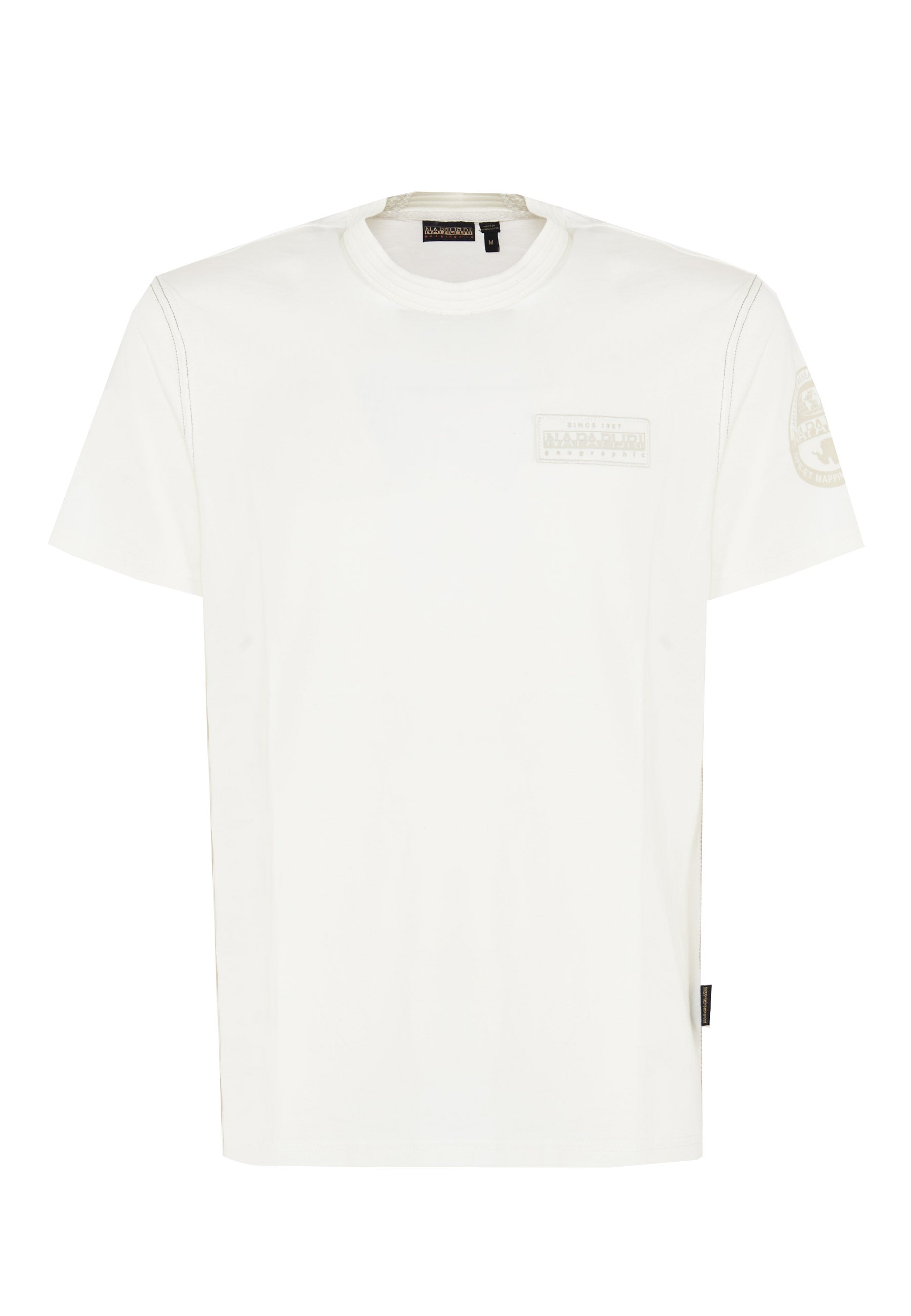 T-Shirt a Maniche Corte Amundsen White Heron 