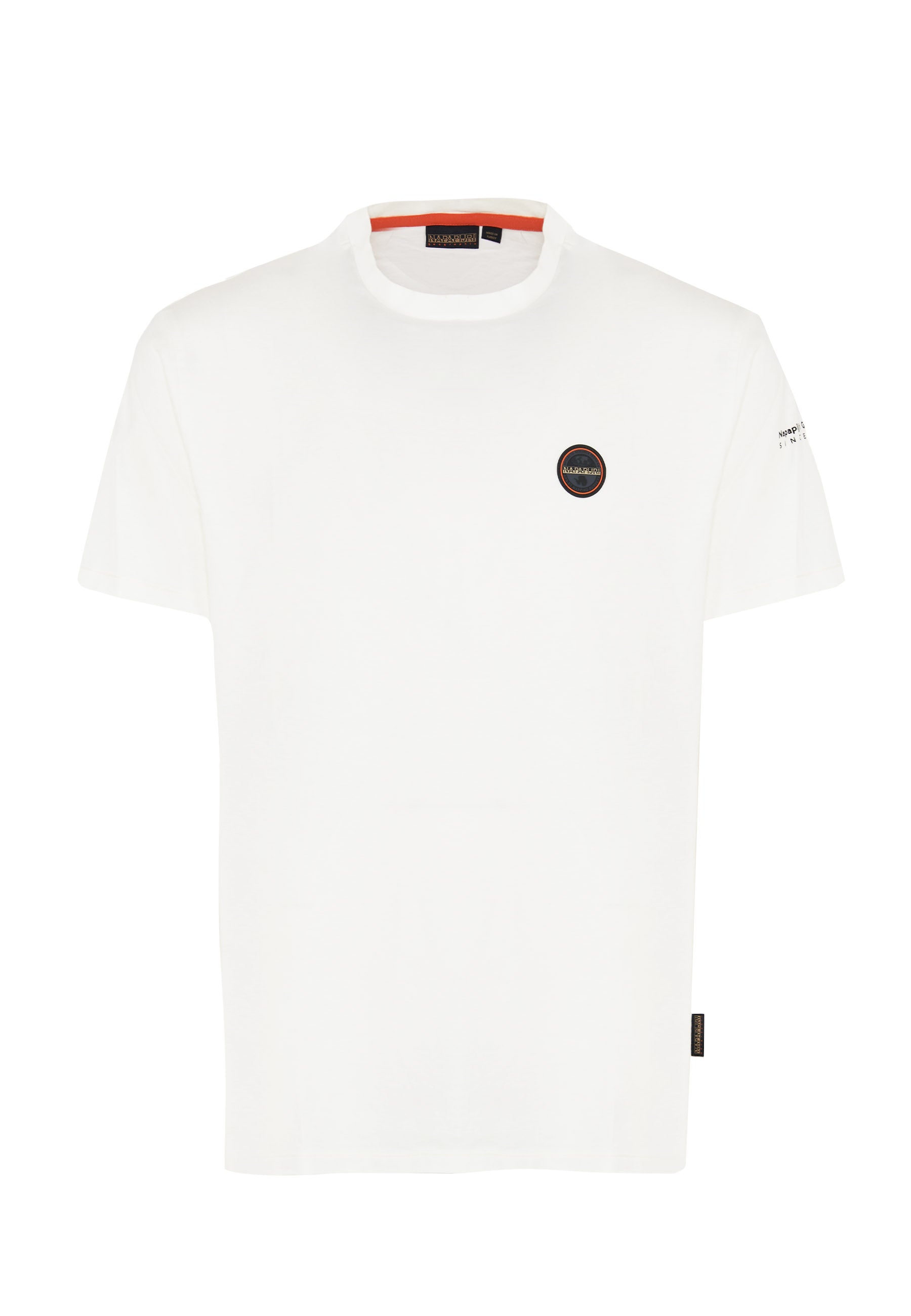 T-Shirt a Maniche Corte Badge White Heron 