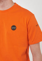 T-Shirt a Maniche Corte Badge Orange Red 
