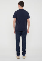 T-Shirt a Maniche Corte Lari Blu Marine 