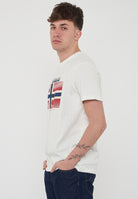 T-Shirt a Maniche Corte Lari White Heron 