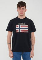 T-Shirt a Maniche Corte Lari Black Beauty 