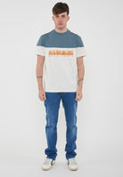 T-Shirt a Maniche Corte Saturnia White Whisper 
