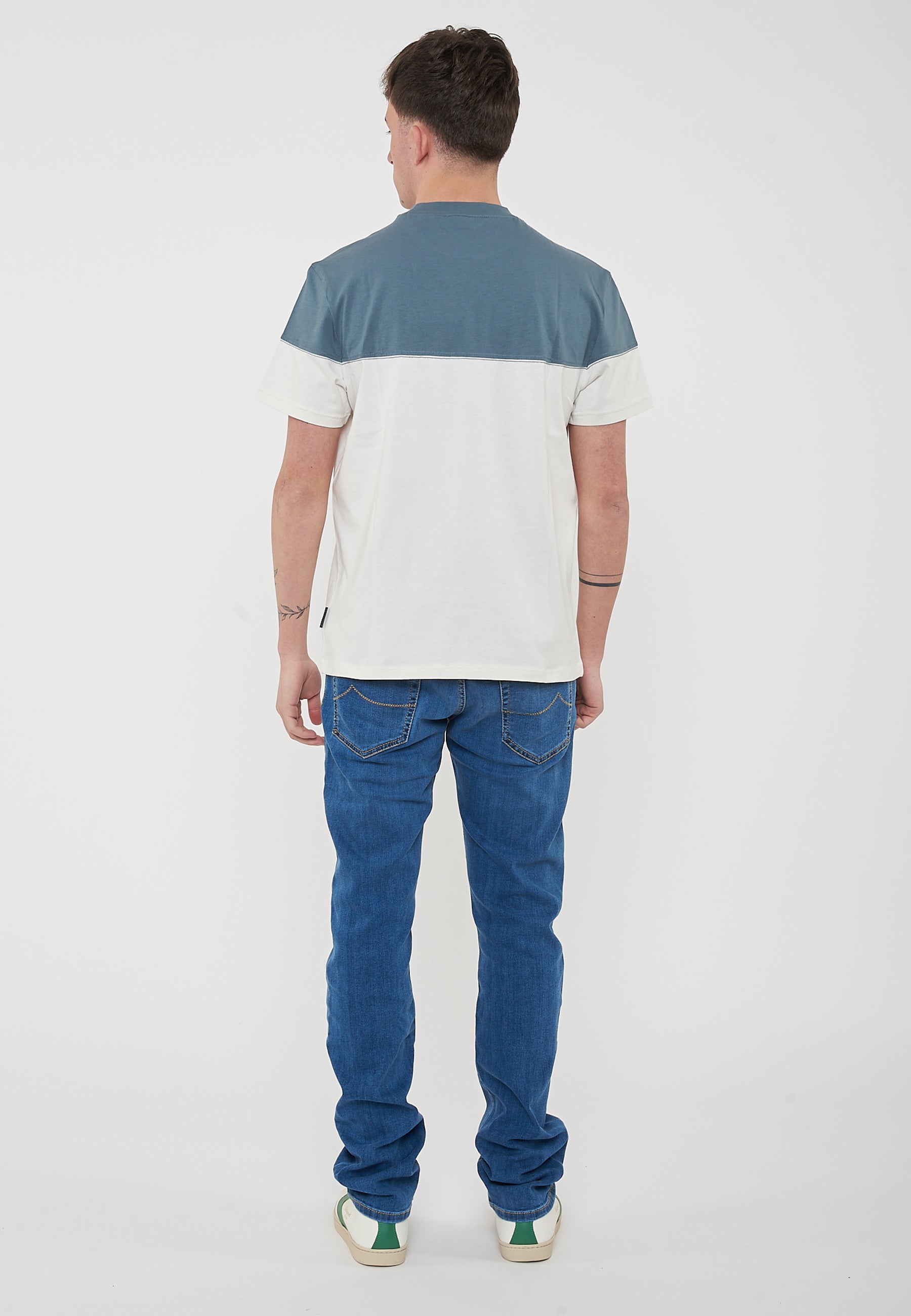 T-Shirt a Maniche Corte Saturnia White Whisper 