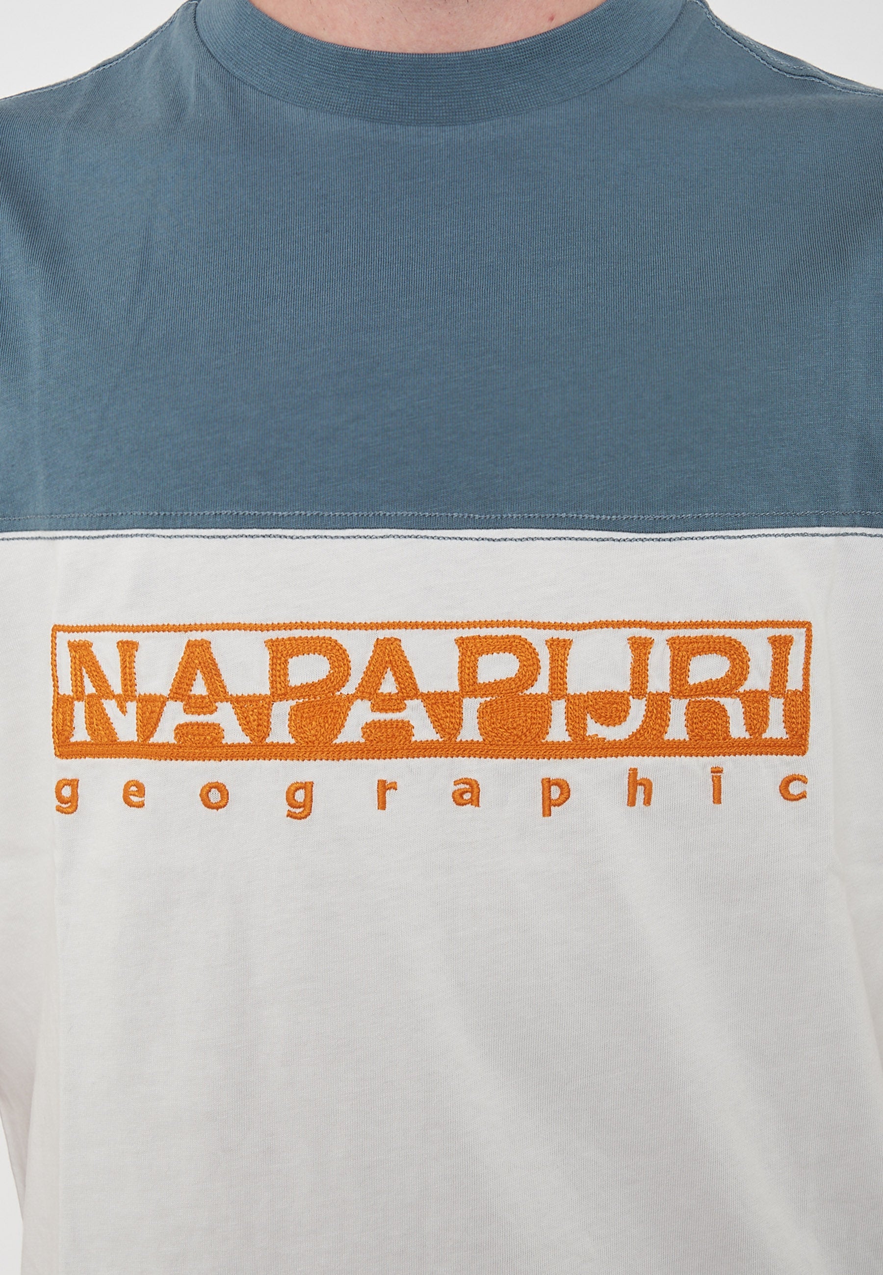 T-Shirt a Maniche Corte Saturnia White Whisper 