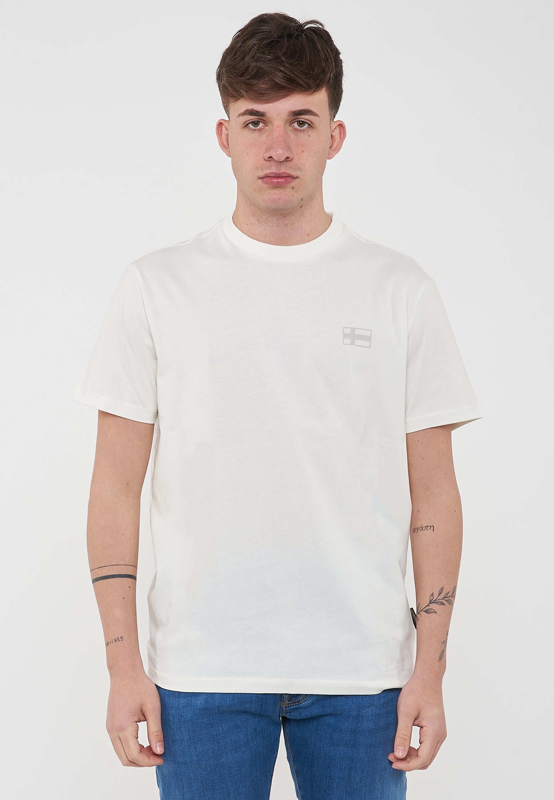T-Shirt a Maniche Corte Sorano White Heron 