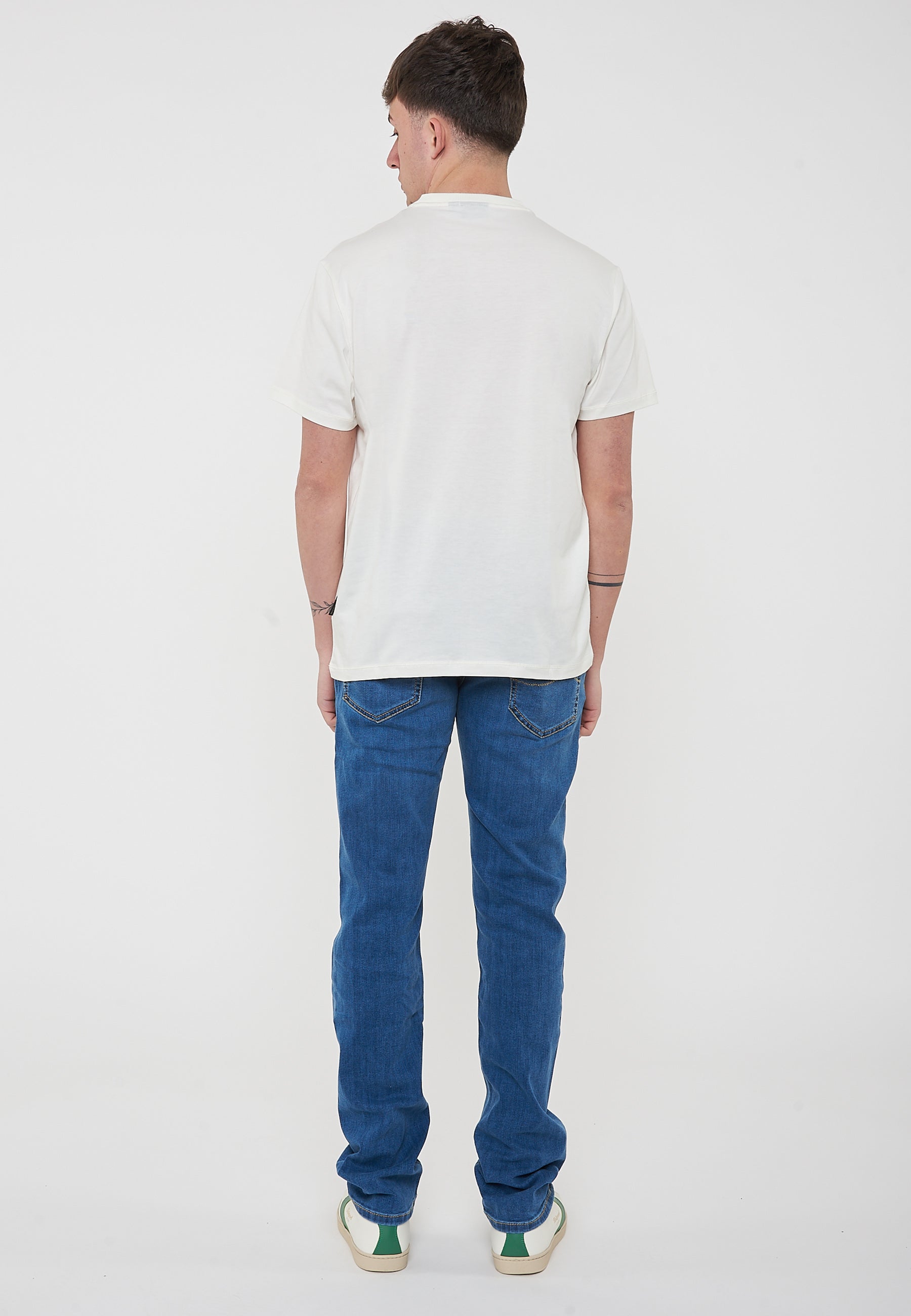 T-Shirt a Maniche Corte Sorano White Heron 