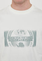 T-Shirt a Maniche Corte White Heron 