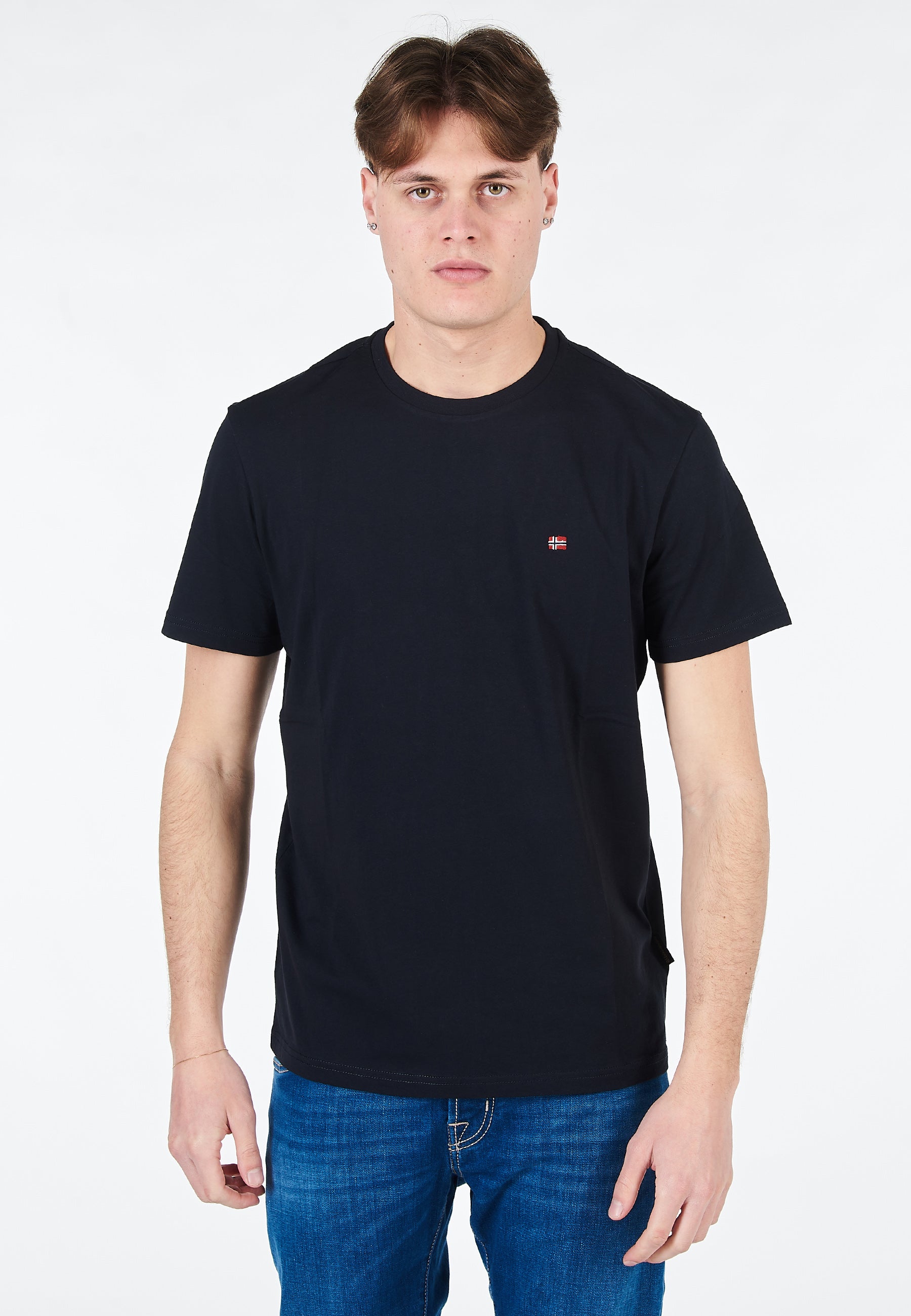 T-Shirt a Maniche Corte Estiva Salis Black 