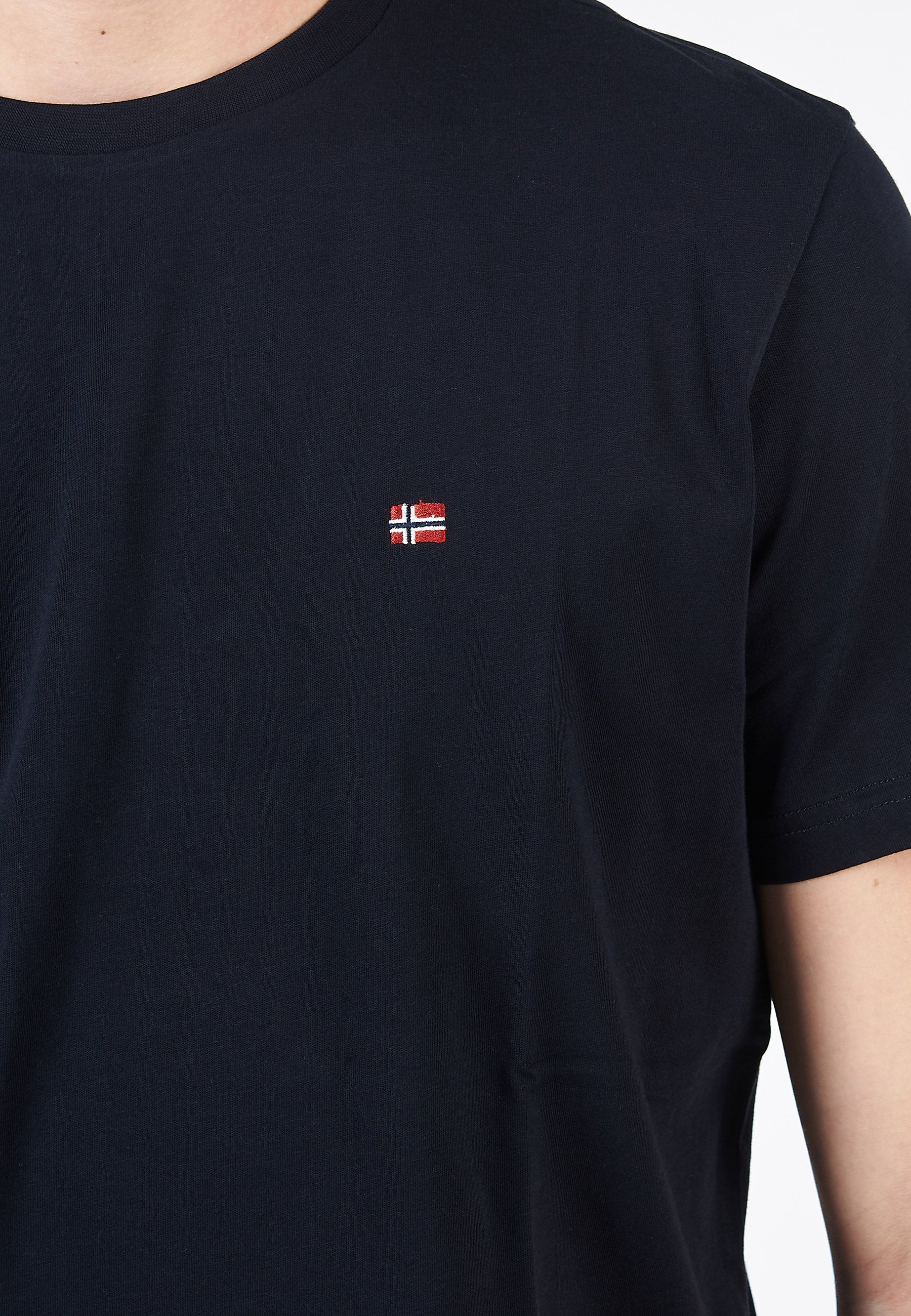 T-Shirt a Maniche Corte Estiva Salis Black 