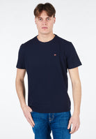 T-Shirt a Maniche Corte Estiva Blu Marine 