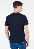 T-Shirt a Maniche Corte Estiva Blu Marine 