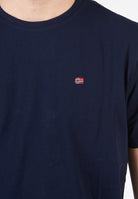 T-Shirt a Maniche Corte Estiva Blu Marine 