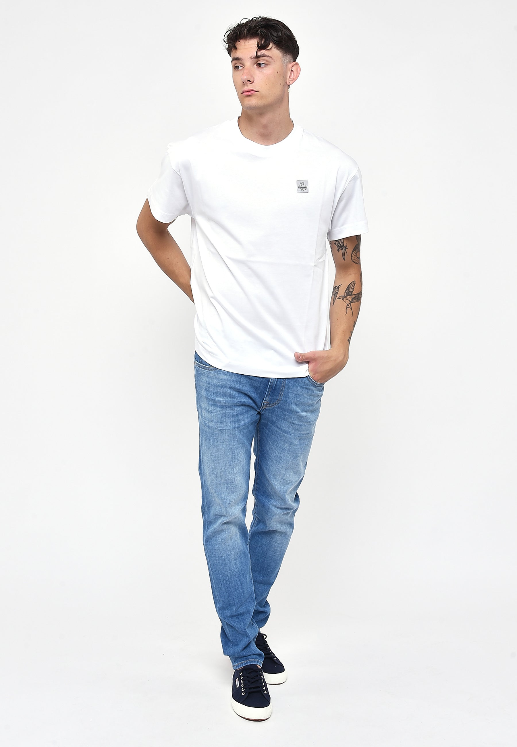 T-Shirt Clash Bianco 