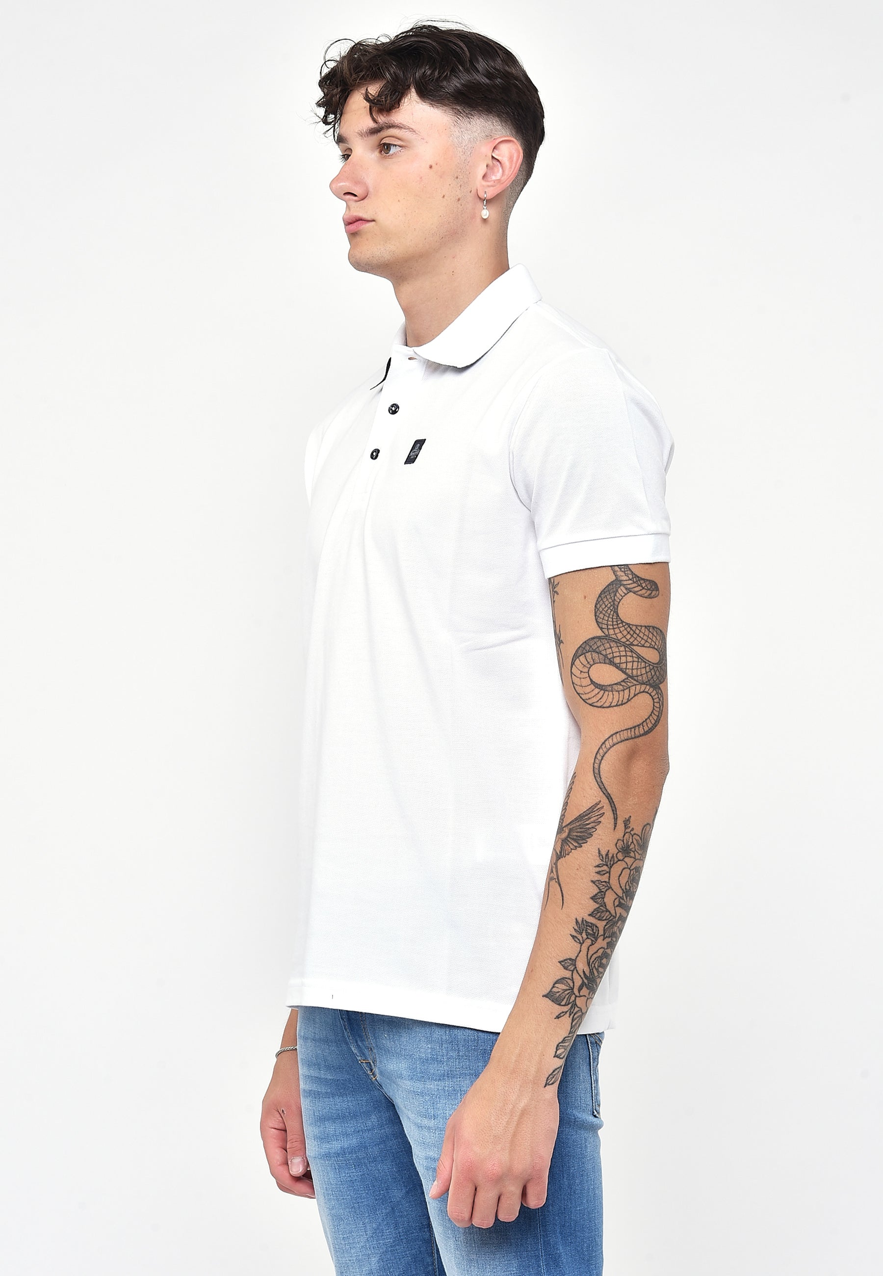 Polo New Main Bianco 