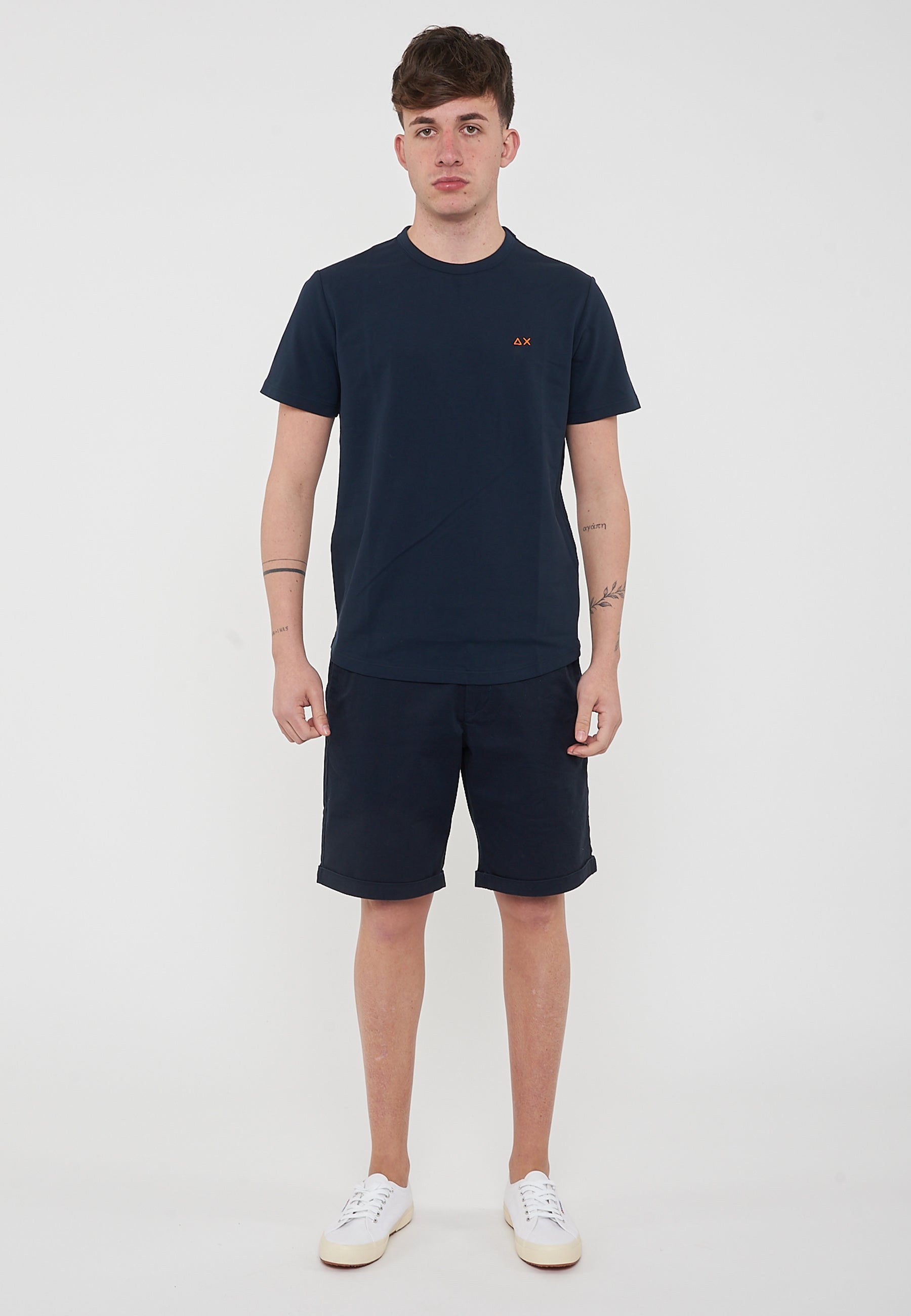 T-Shirt Piquet S/S Navy Blue 
