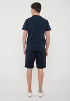 T-Shirt Piquet S/S Navy Blue 