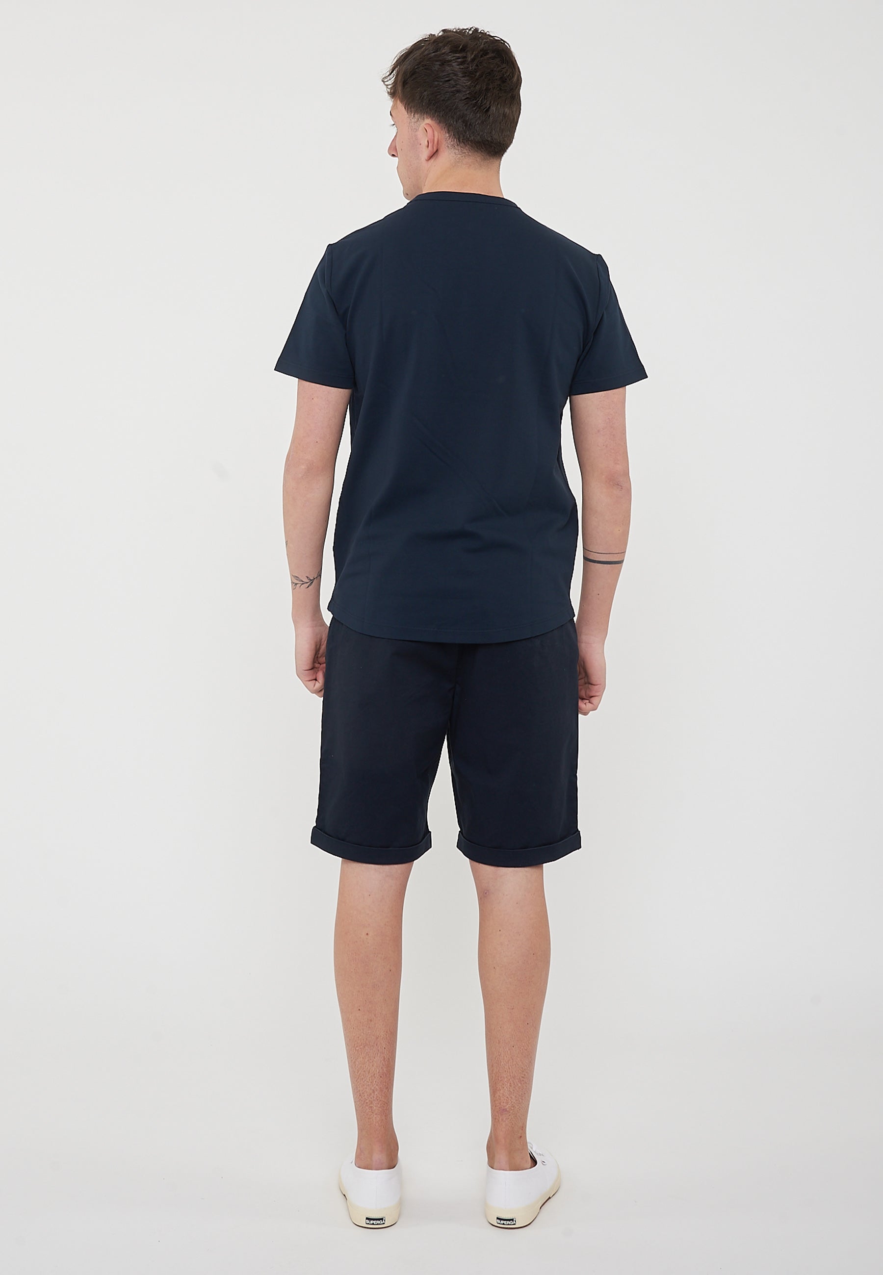 T-Shirt Piquet S/S Navy Blue 