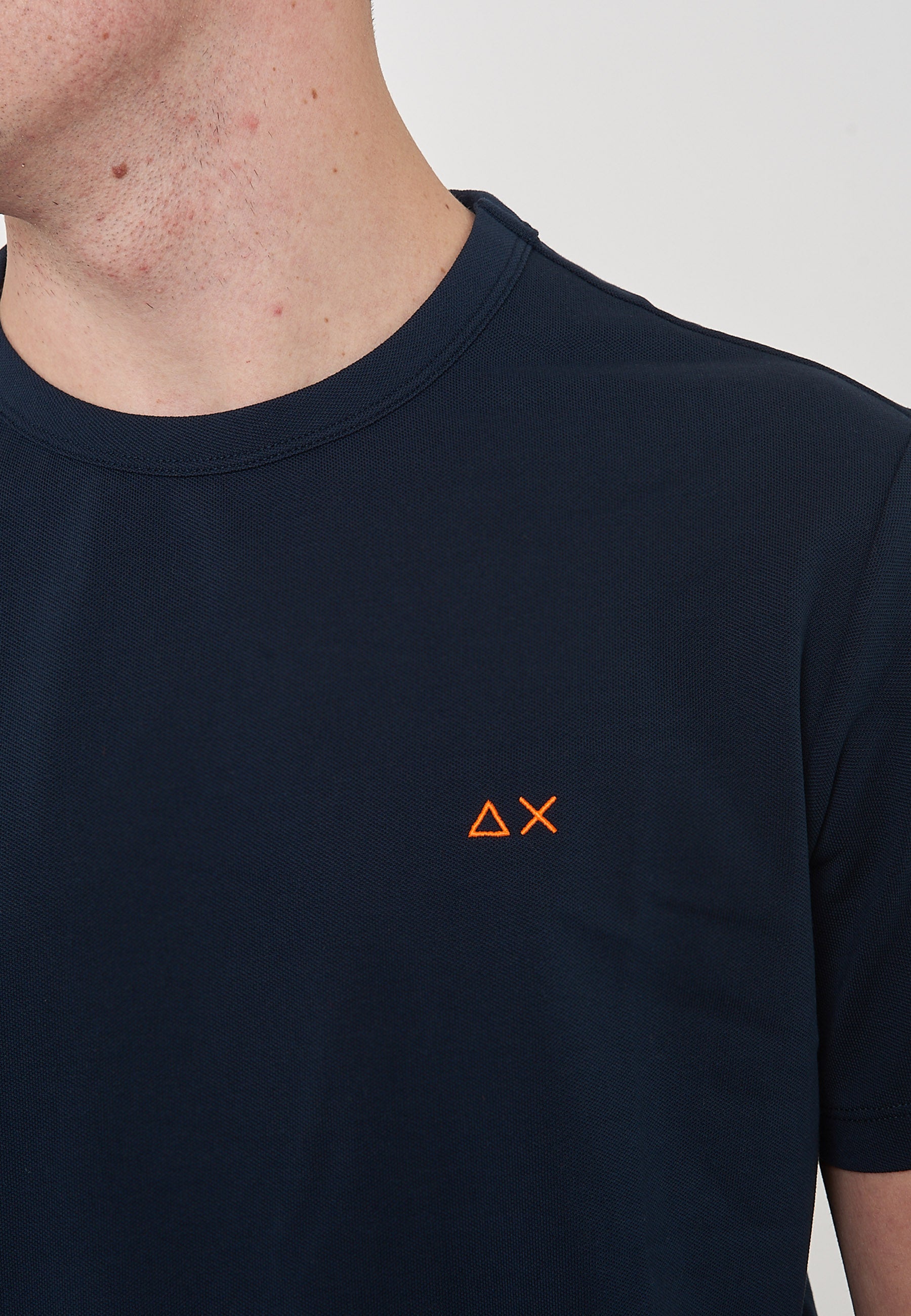 T-Shirt Piquet S/S Navy Blue 