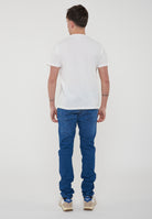 T-Shirt Jersey Linen S/S Bianco Panna 