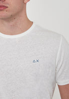 T-Shirt Jersey Linen S/S Bianco Panna 
