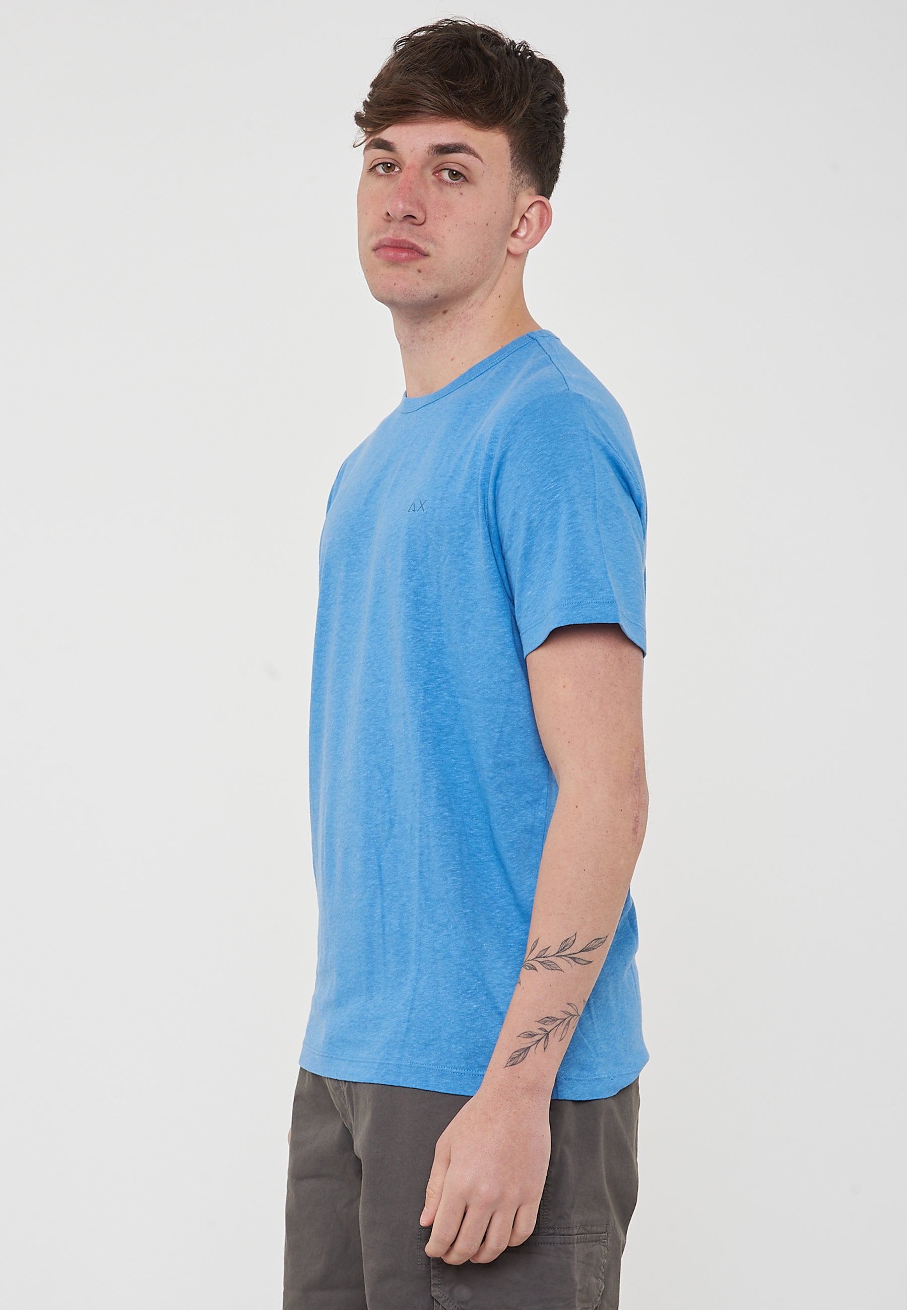 T-Shirt Jersey Linen S/S Avio 