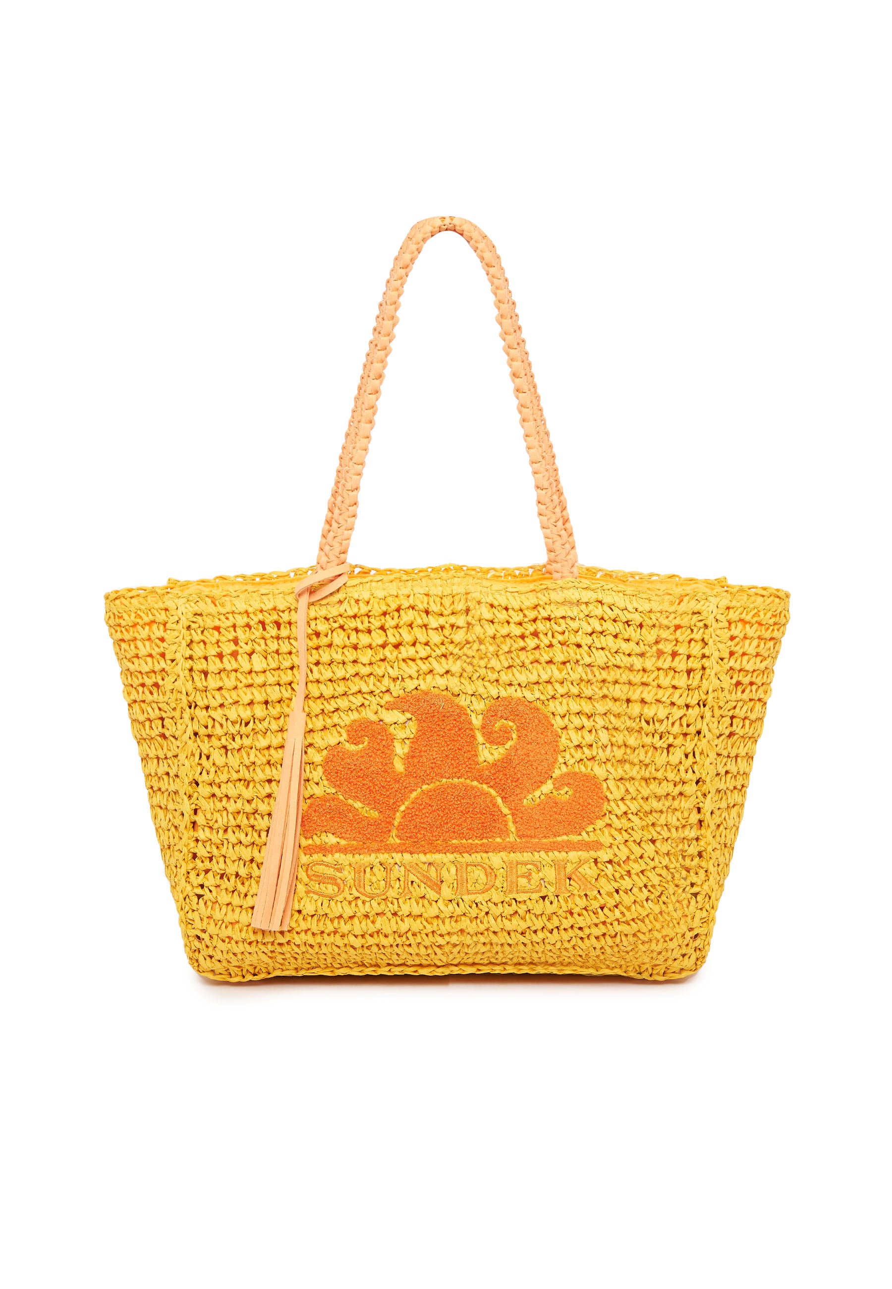 Wina - Shopping Bag In Paper Straw Maracuja 