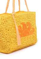 Wina - Shopping Bag In Paper Straw Maracuja 