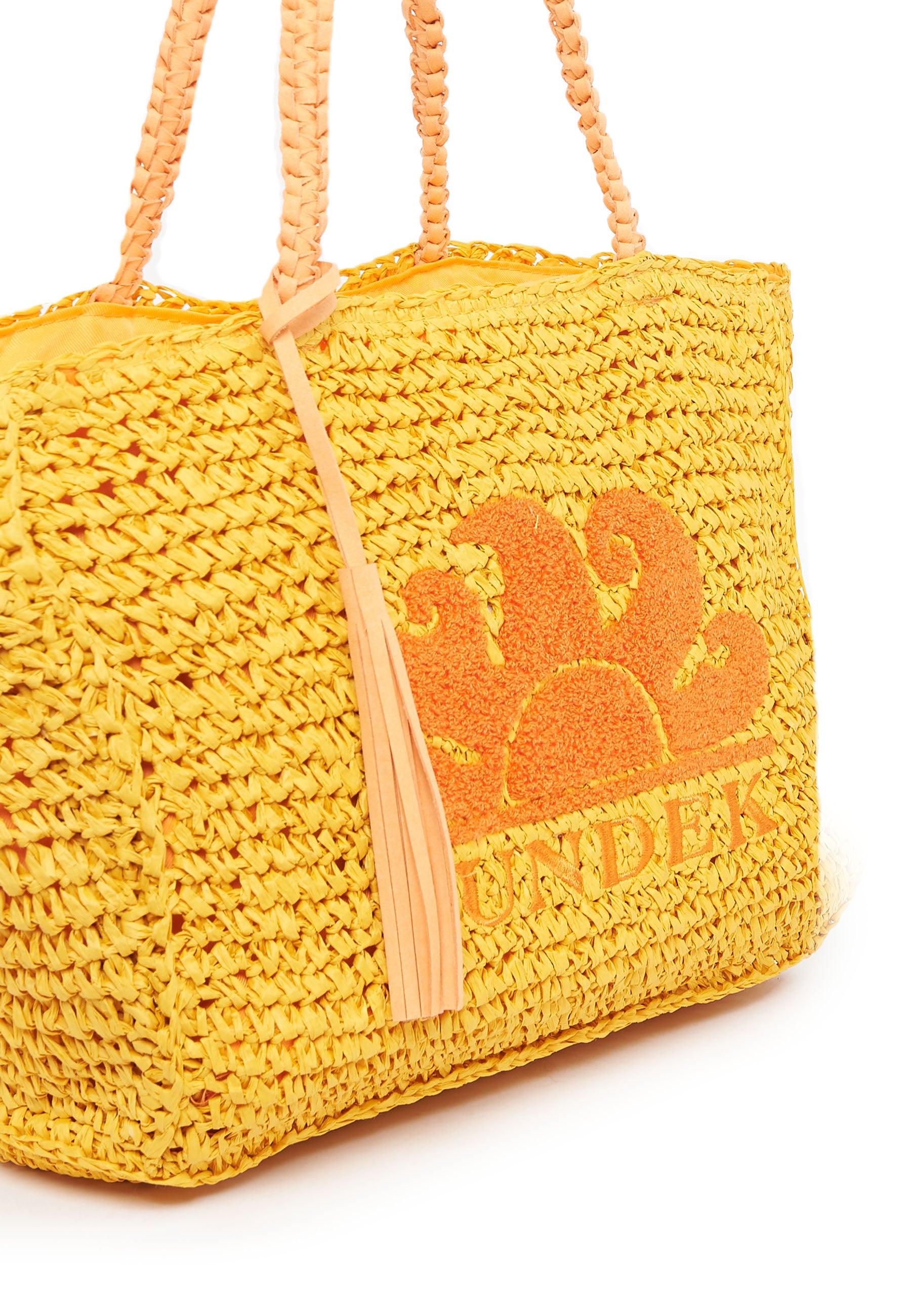 Wina - Shopping Bag In Paper Straw Maracuja 