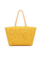 Wina - Shopping Bag In Paper Straw Maracuja 