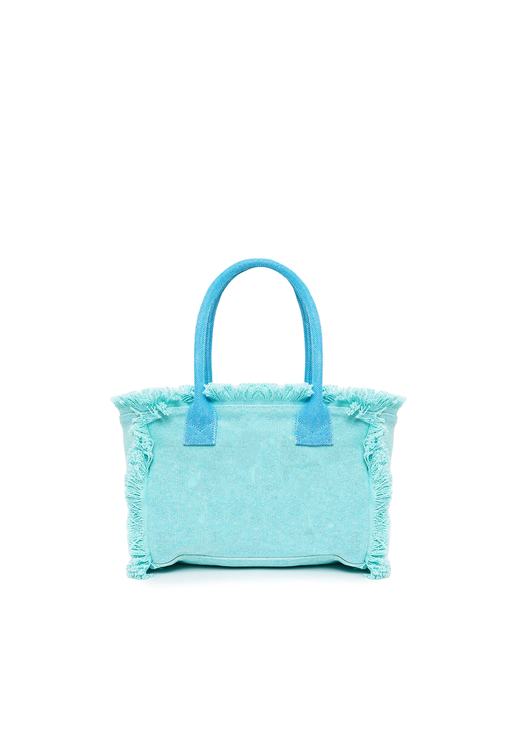 Tote Bag Con  Effetto Stone Washed Miami Blue Java 