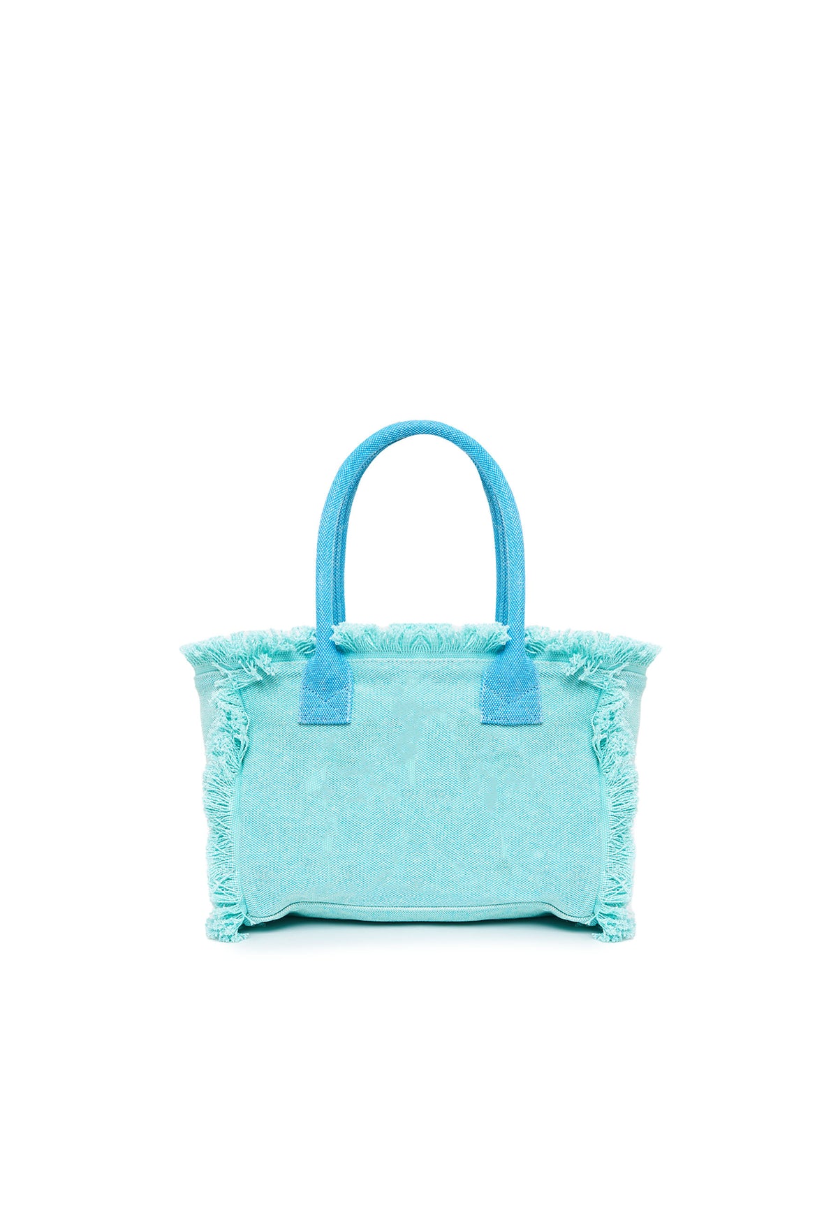 Tote Bag Con Effetto Stone Washed Miami Blue Java 