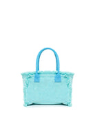 Tote Bag Con  Effetto Stone Washed Miami Blue Java 