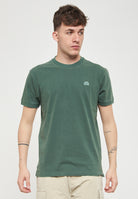 T-Shirt New Dey Girocollo Tinto Capo Con Logo Pine 01 