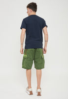 T-Shirt Girocollo Con Logo Navy 02 