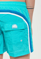 Costume Da Bagno Corto Vita Elasticata Crinkled Seabreeze 