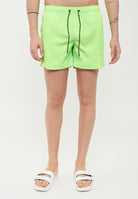 Costume Da Bagno Corto Vita Elasticata Poliestere Riciclato Repreve Fluo Green 01 