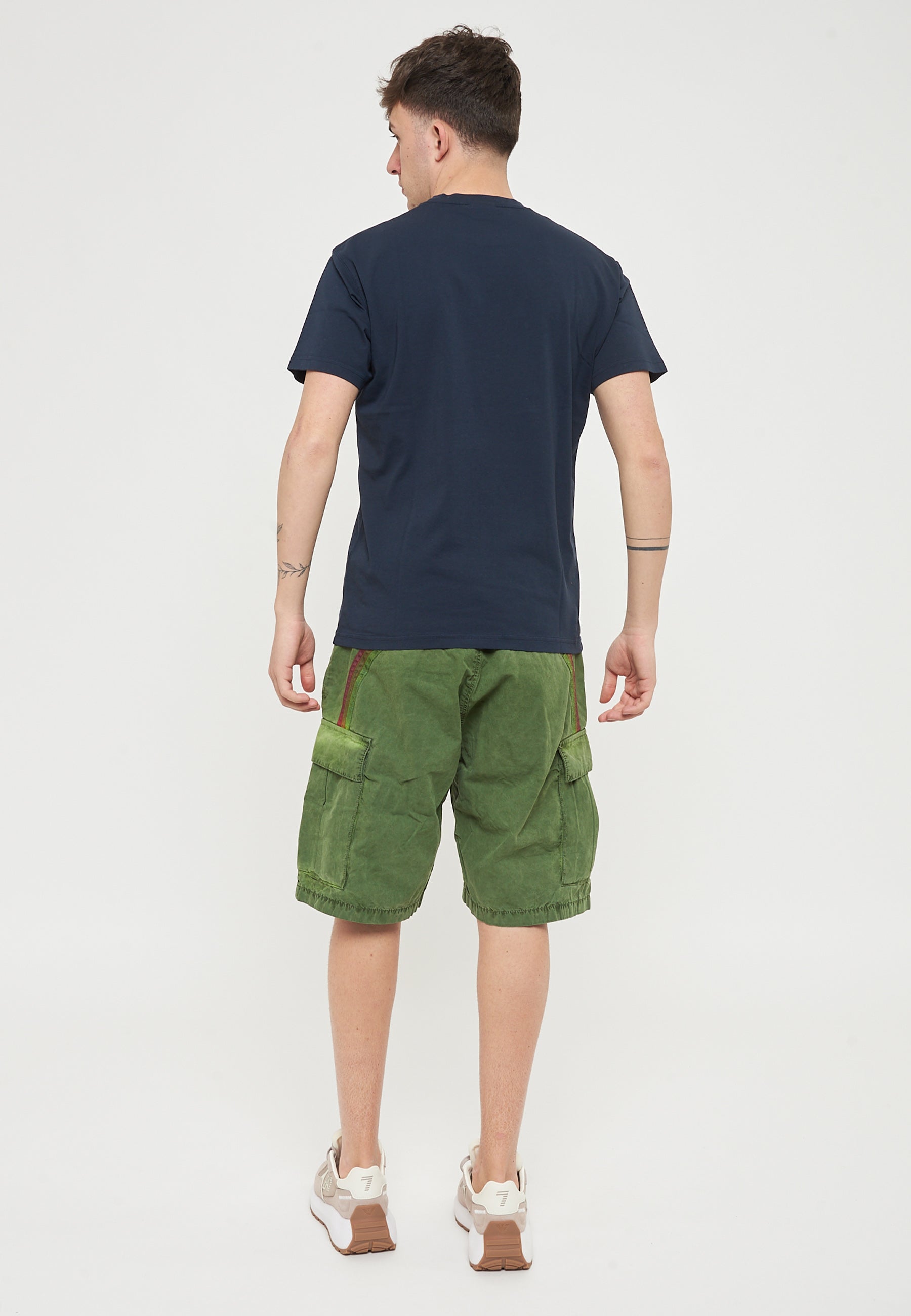 T-Shirt Con Tasca Navy 01 