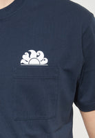 T-Shirt Con Tasca Navy 01 