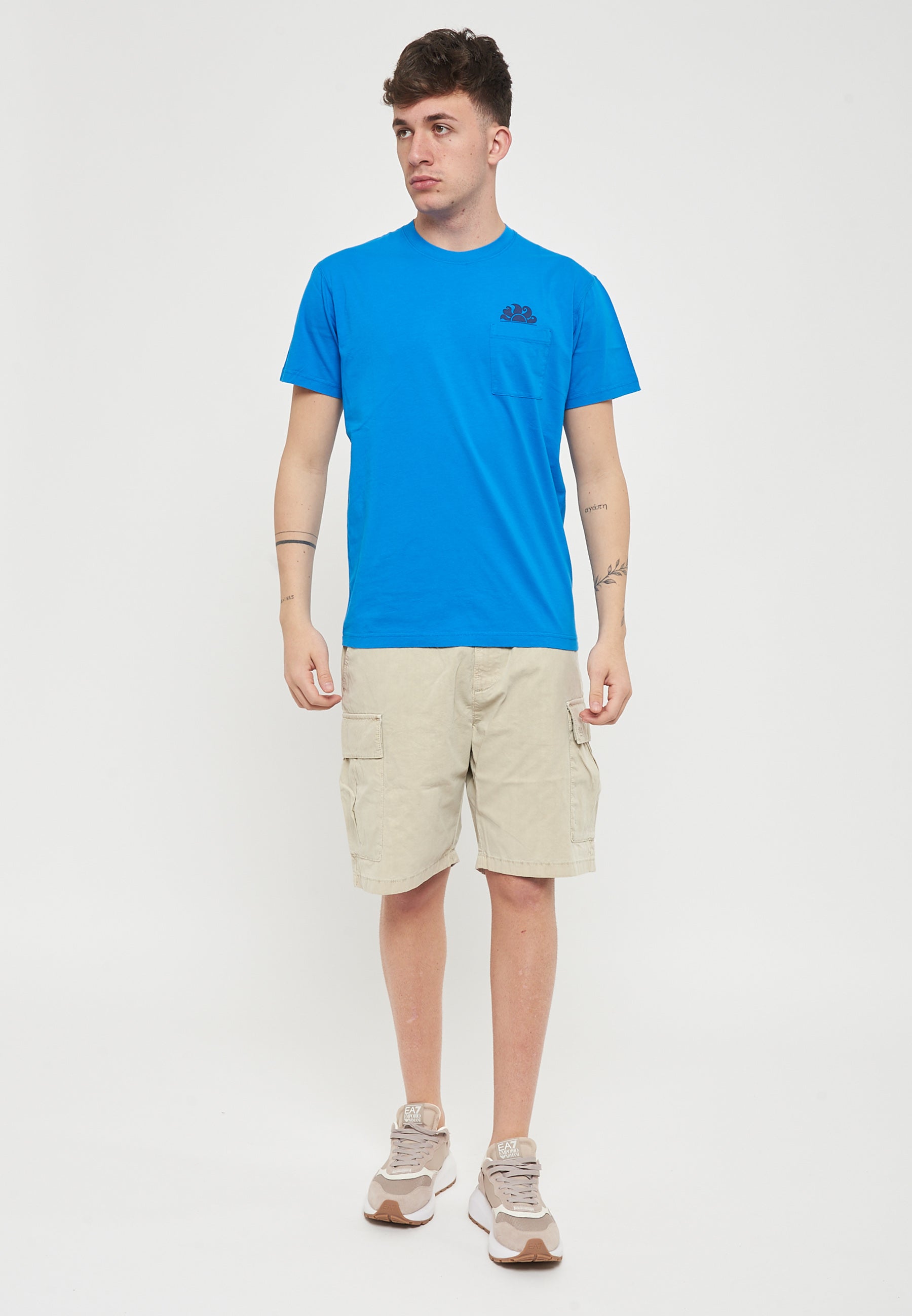 T-Shirt Con Tasca Twitter 01 
