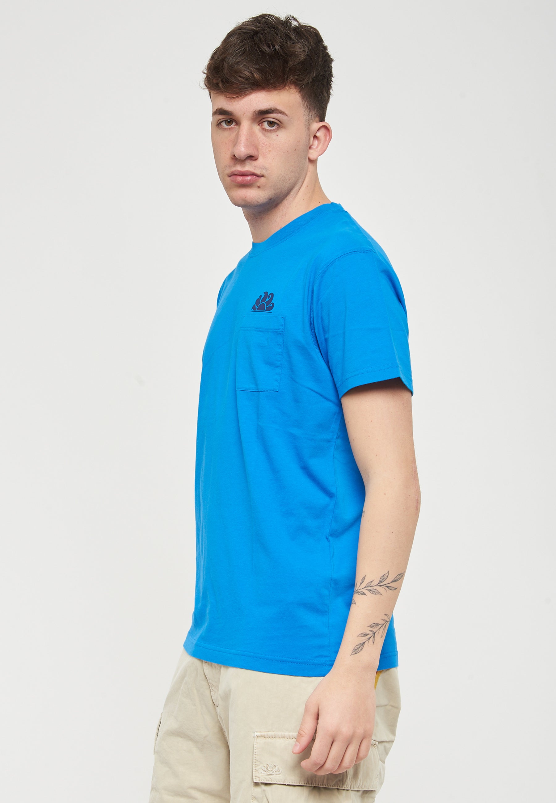 T-Shirt Con Tasca Twitter 01 