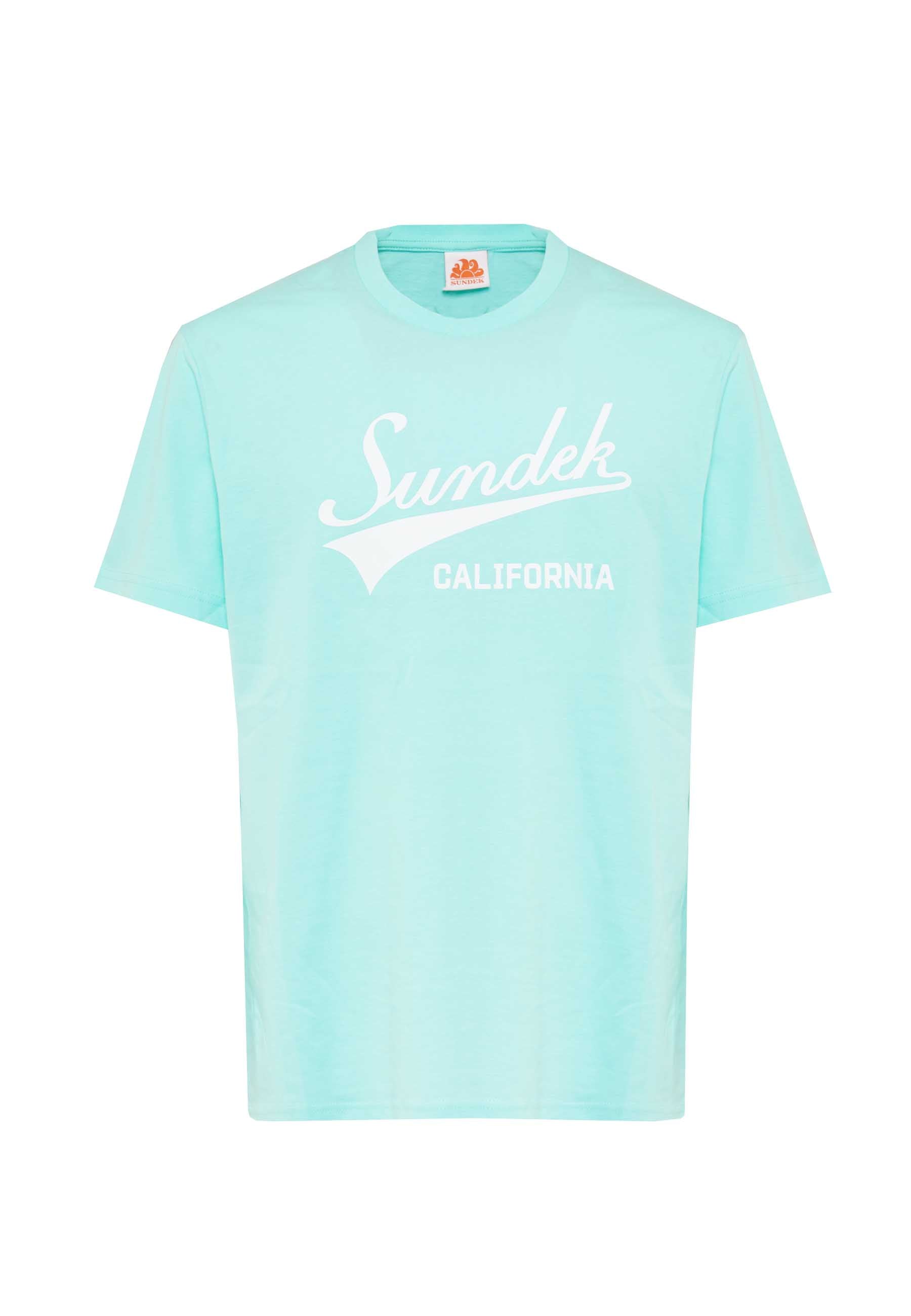 T-Shirt con Scritta Sundek Fresh 