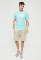 T-Shirt con Scritta Sundek Fresh 