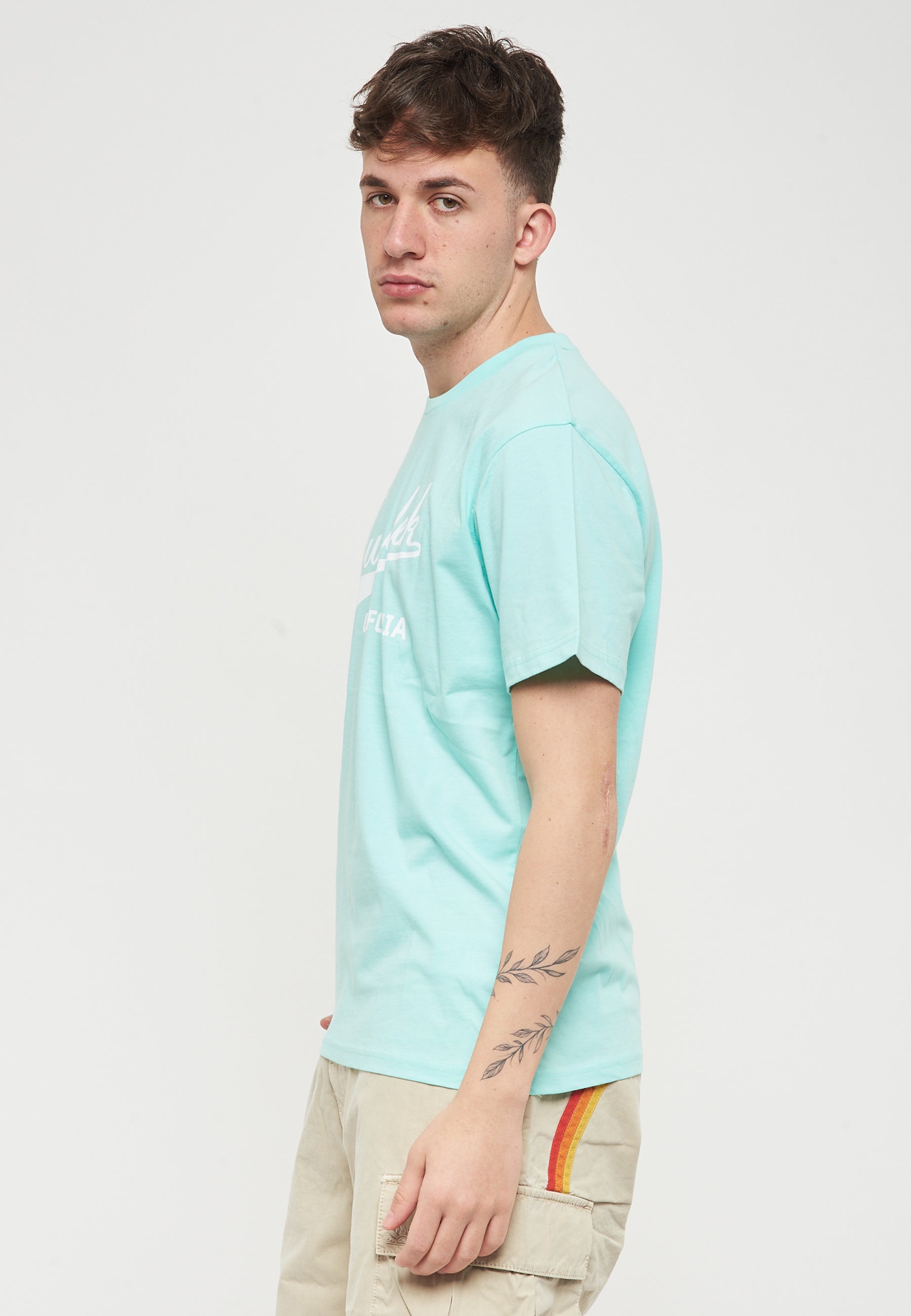 T-Shirt con Scritta Sundek Fresh 