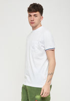 T-Shirt Finn Girocollo Con Taschino White 