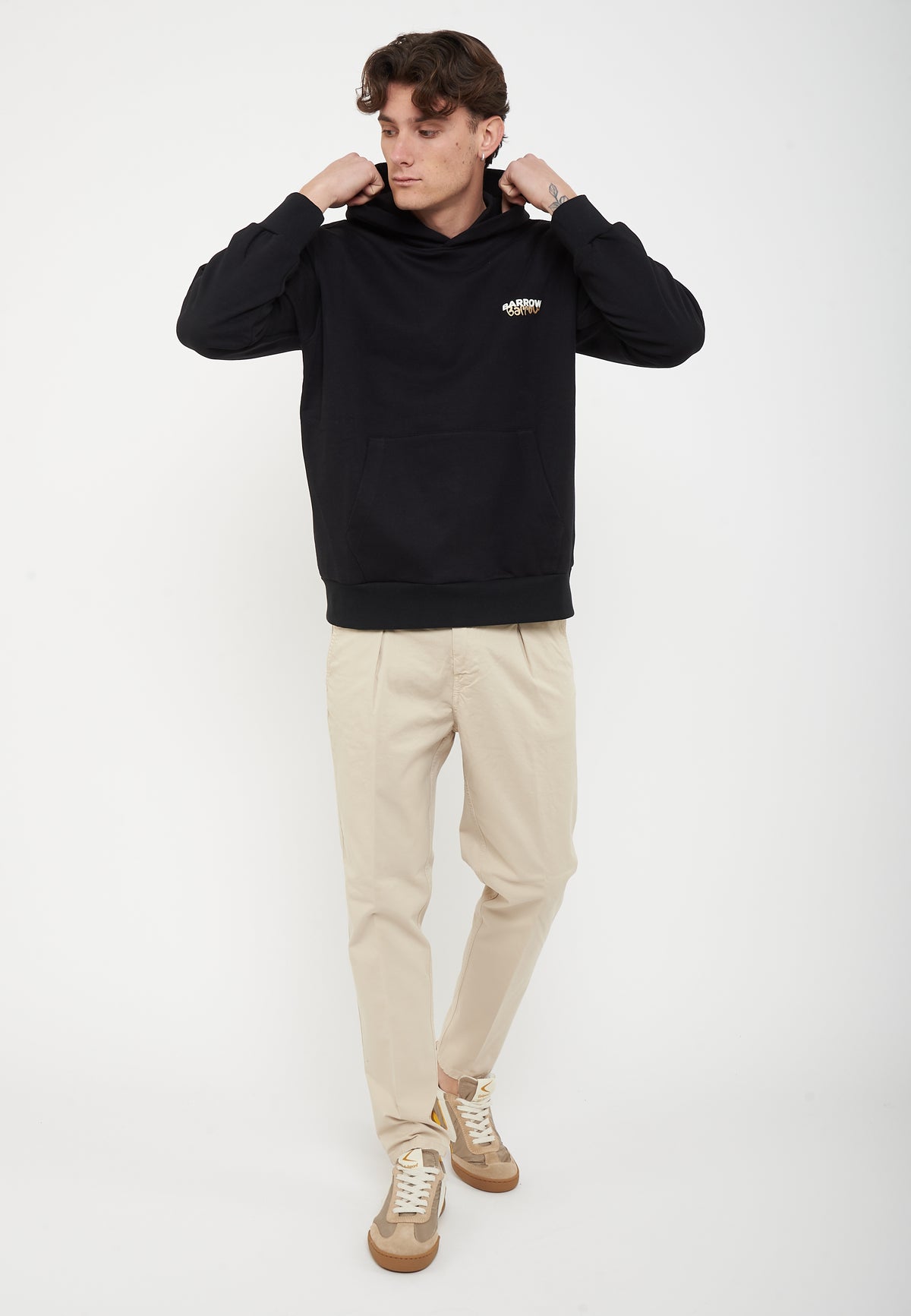 Barrow Felpa Hoodie Black 