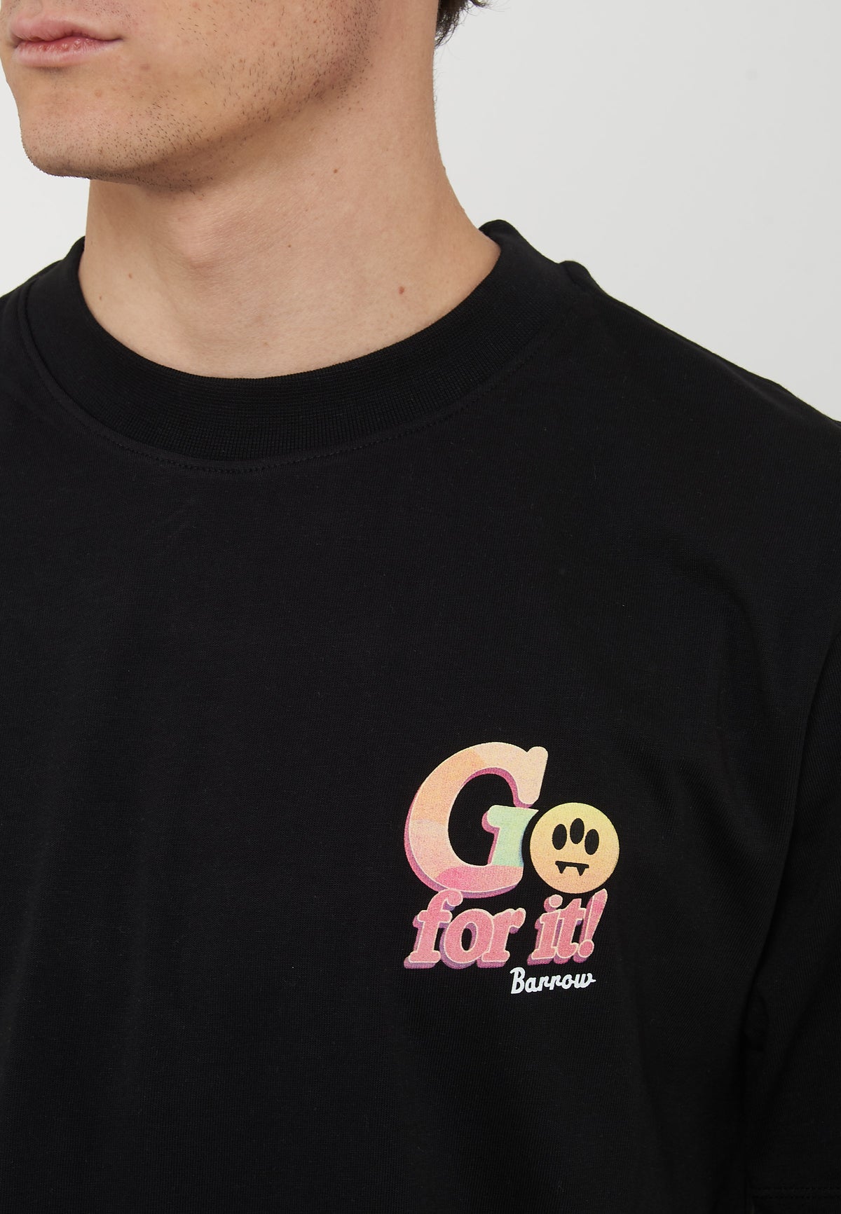 Barrow Jersey T-Shirt Black<BR/> 